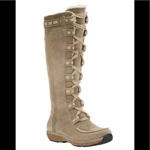 womens tall taupe boots